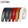 3.0CM 3.1CM Mens Leather Belts Without Buckles High Quality business Belt Man Without Automatic Buckle Head ► Photo 1/6