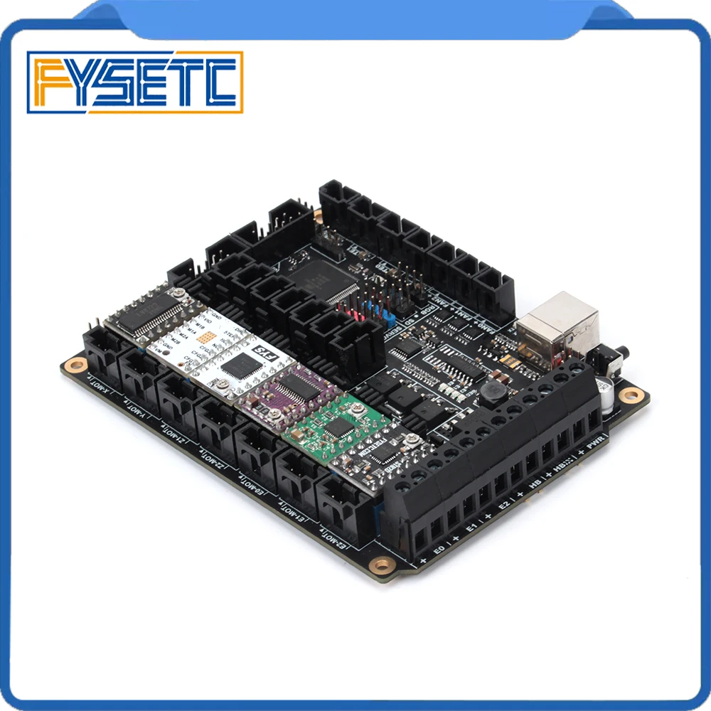 FYSETC F6 V1.3 Board Mainboard+ 6pcs TMC2100/TMC2208 v1.2/TMC2130 v1.2/DRV8825/S109/A4988/ST820 VS SKR V1.3