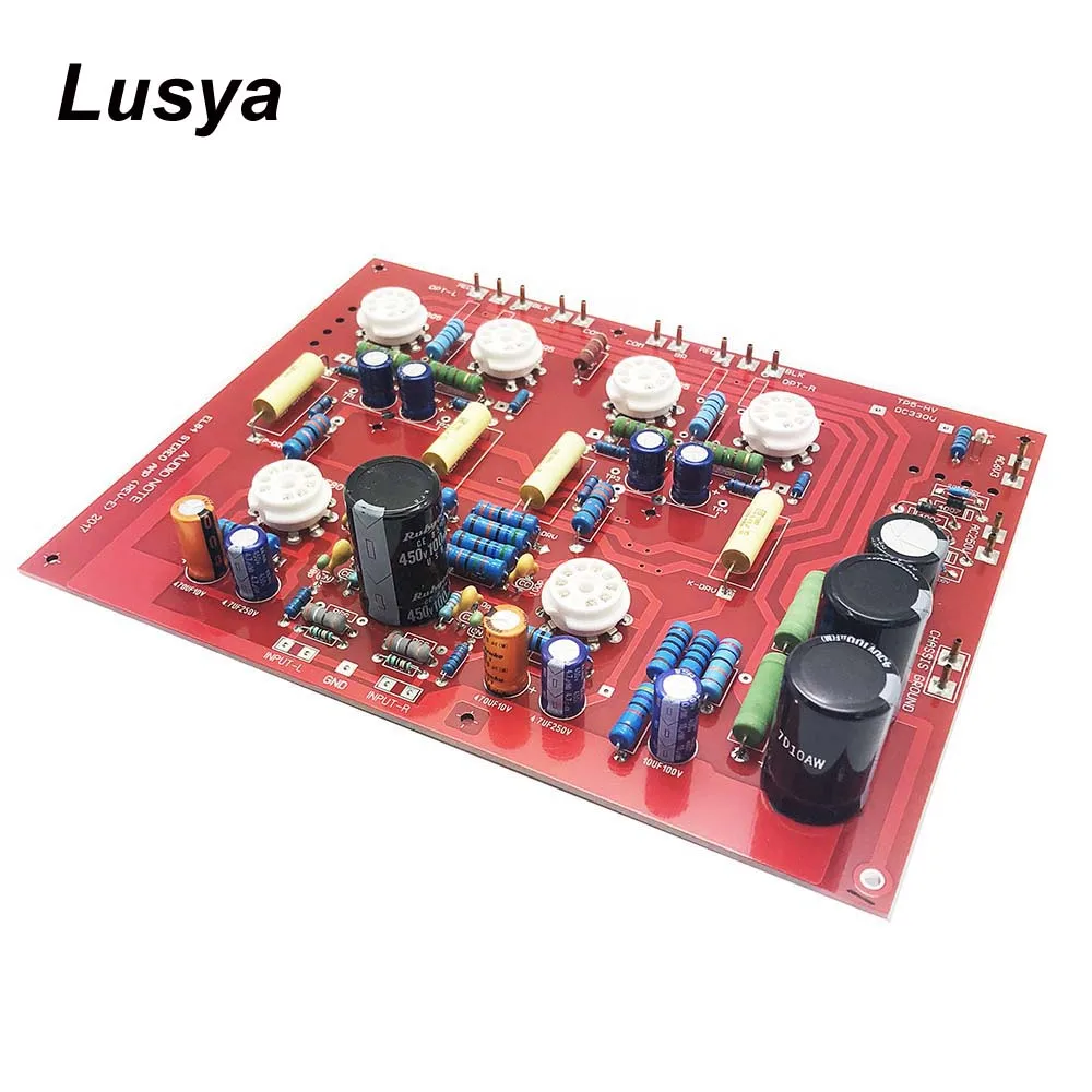 Hi-End стерео Push-Pull EL84 вакуумный ламповый усилитель PCB DIY Kit и готовой реф аудио Примечание ПП доска с емкостью D4-004