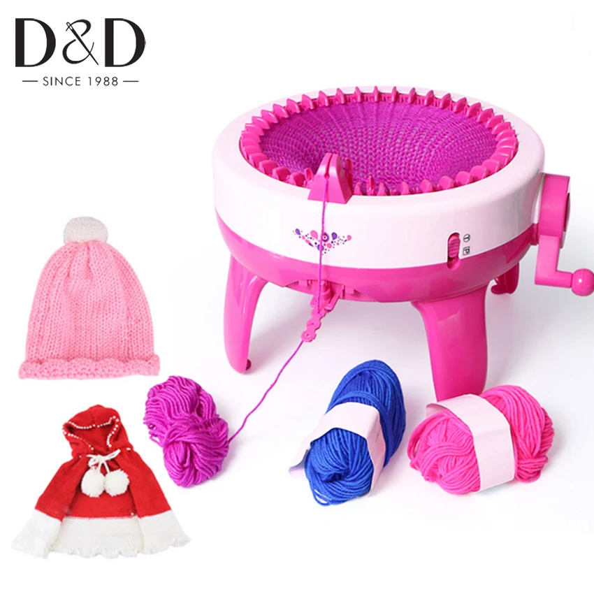 

40 Needle Positions Big Hand Knitting Machine Weaving Loom knit for Scraf Hat Children Educational Learning Toy