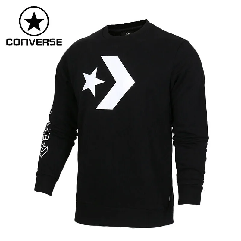 Оригинальный Новое поступление 2018 Converse Для мужчин трикотажный пуловер Майки