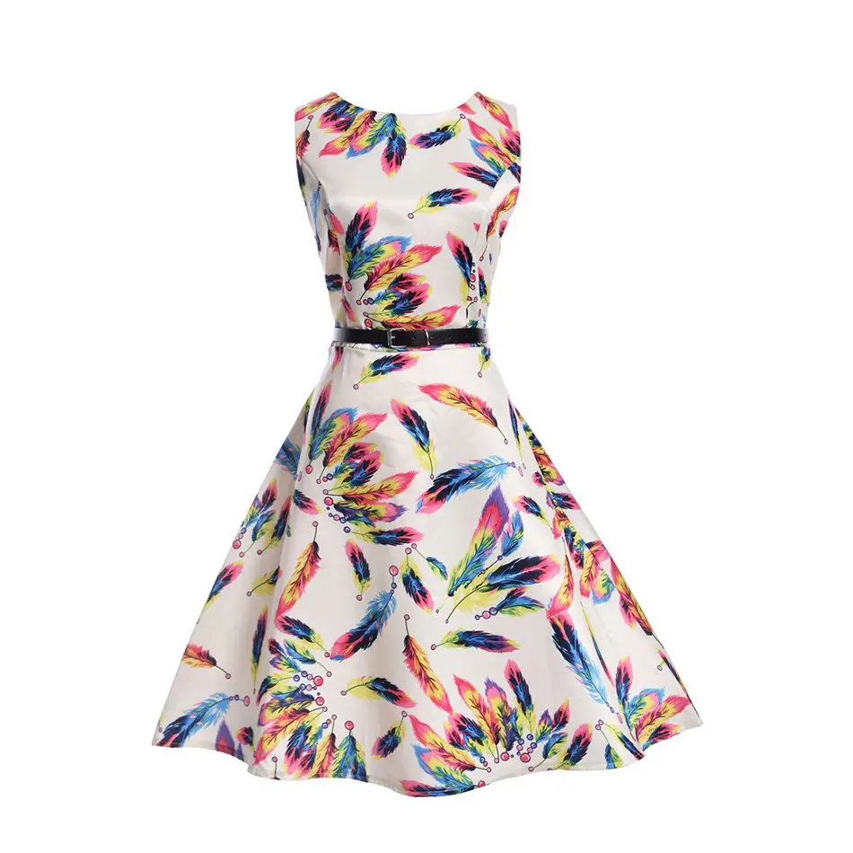 Girls Sleeveless Summer Evening Dress (1)
