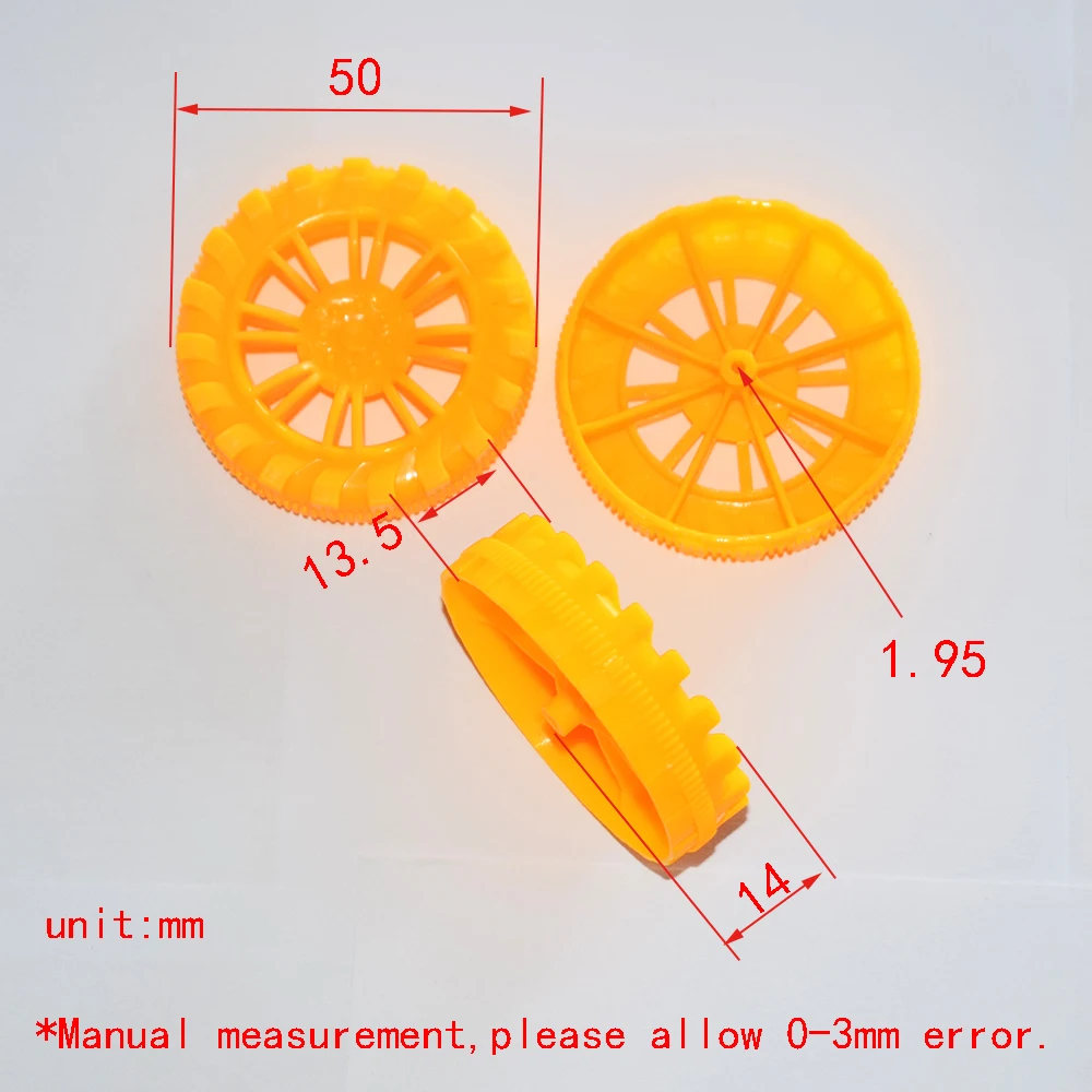 10/100 шт. 2 Х5 0 мм пластиковые колесные дроны Радиоуправляемый автомобиль самолёт Робот детские игрушки для мальчиков «сделай сам» Детские аксессуары Монтессори игрушки nero WT502AY