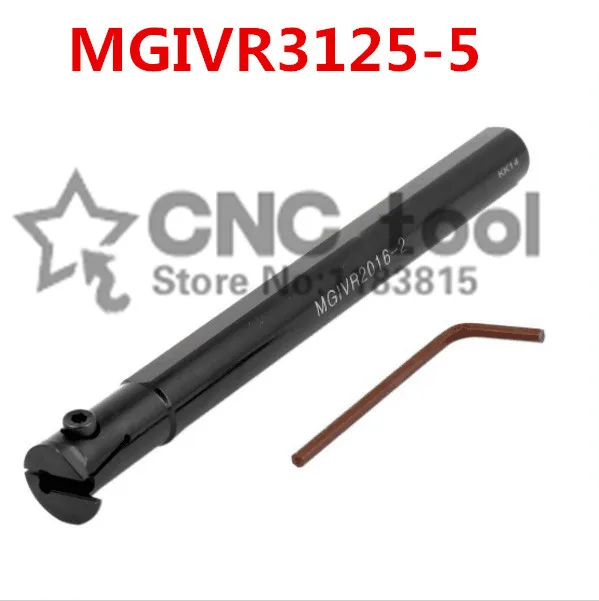 

MGIVR3125-5 CNC Internal Grooving Lathe Tool Holder,5mm Width Grooving & Parting Cutting Tool Holder,MGMN500 Tool holder