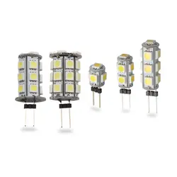 G4 светодиодный 12 V свет лампочка источника 5050 SMD мини светодиодный лампы 1 W 3 W 4 W 5 W 6 W DC12V для дома автомобилей на колесах морской Лодка JQ