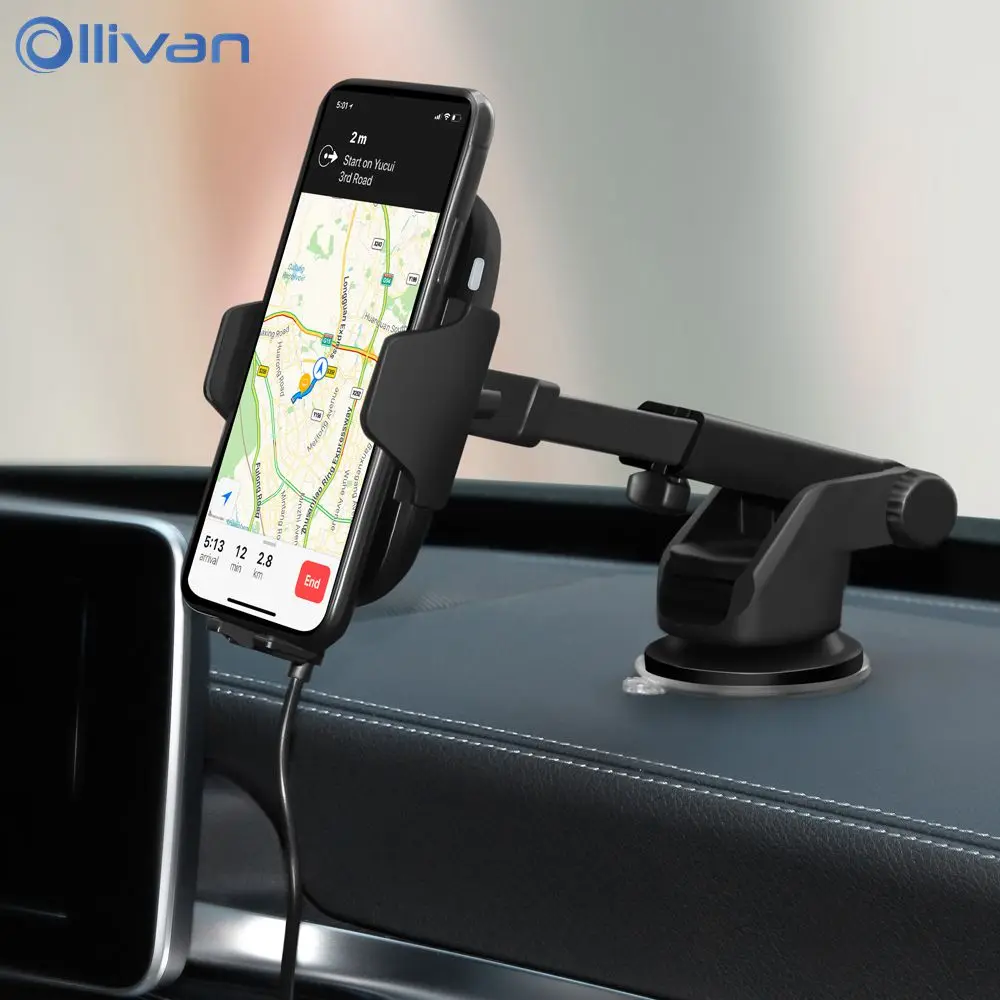 

Automatic Infrared Sensor Car Wireless Charger For iphone X 8 7 Plus Fast Charging Car Air Vent Holder For Samsung S8 S9 Plus