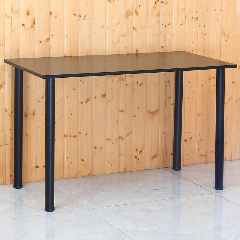 Домашний офис простой ноутбук стол двойной стабильный письменный стол собранный черный/белый 120*60*74 см