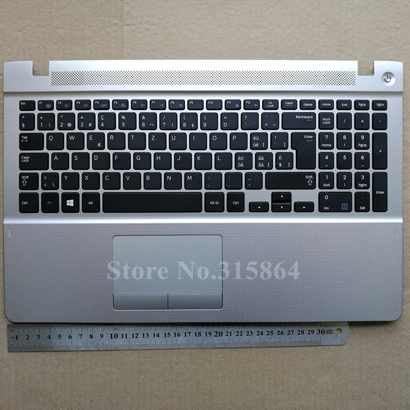

Swiss New laptop keyboard with touchpad for samsung NP450R5V 370R5E 450R5E 510R5E 470R5E BA75-04345M SW