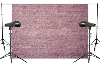 

7x5ft Beautiful Simple Style Pink Brick Photography Background Kids Wedding Photo studio Backdrop photography Wall
