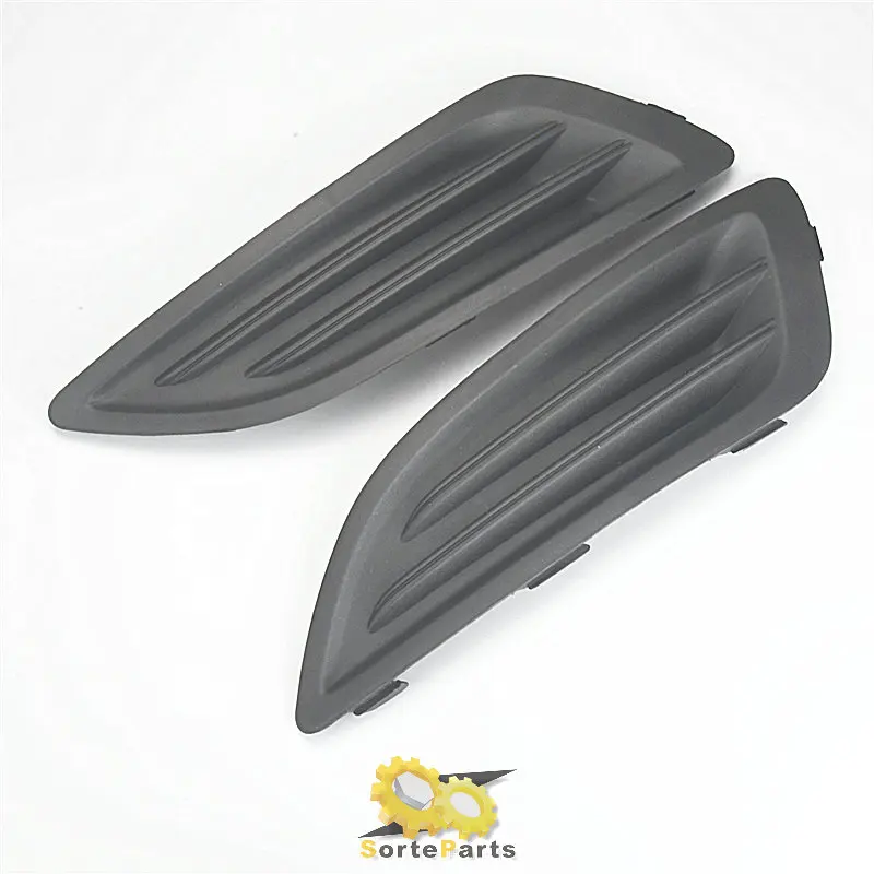 NEW 2 PCS L+R Fog Grills Grilles Covers without hole for ford Fiesta