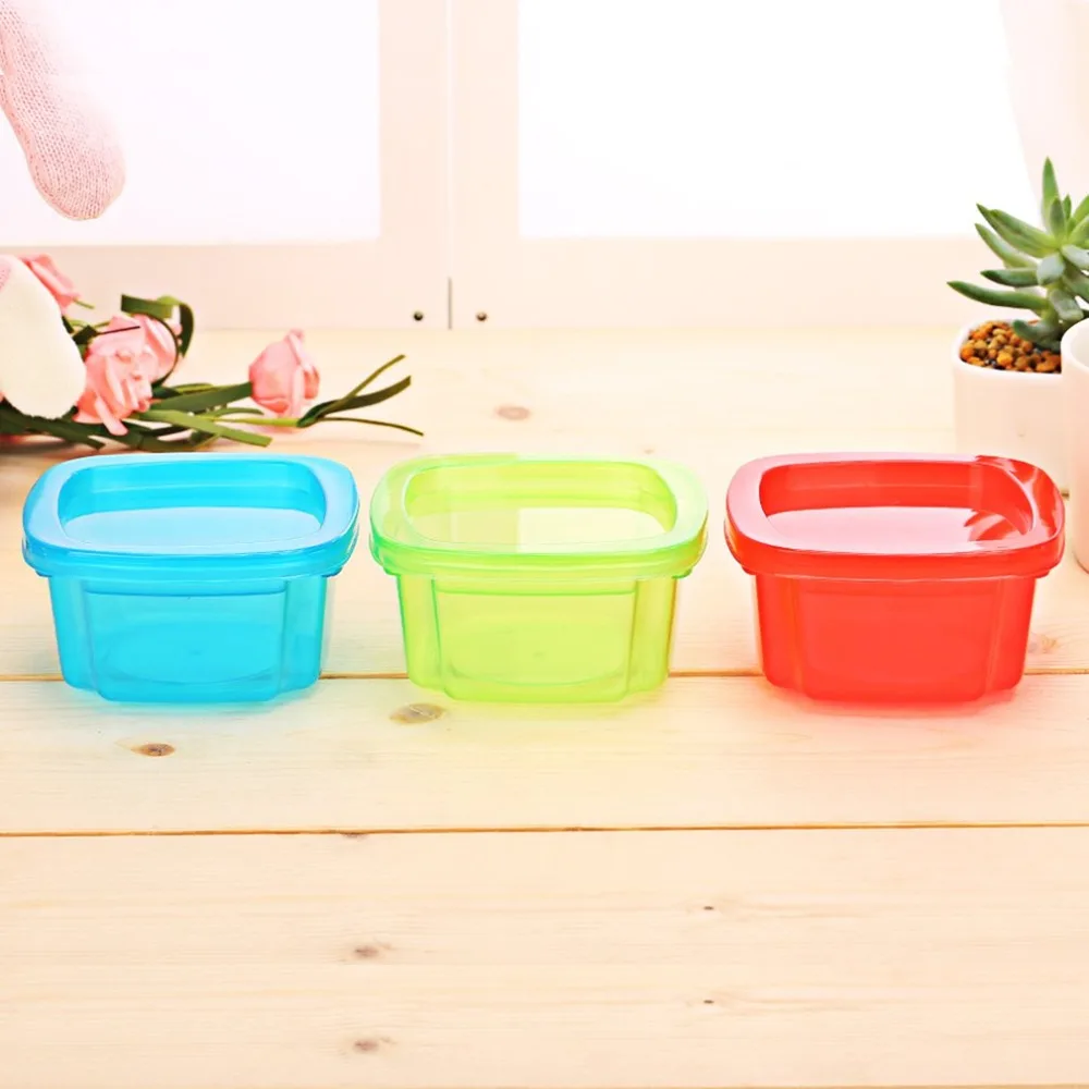 

Kitchen Sealing Box Food Fresh-Keeping Snack Container Fruits Storage Box PP Protection Mini Portable Small Fresh Box Sealed Box