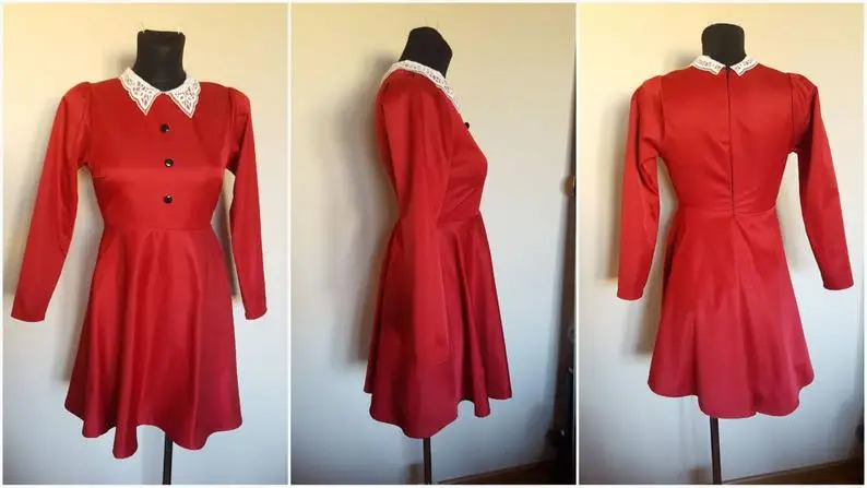 Охлаждение Приключения Сабрины красное платье карнавальный костюм по индивидуальному заказу