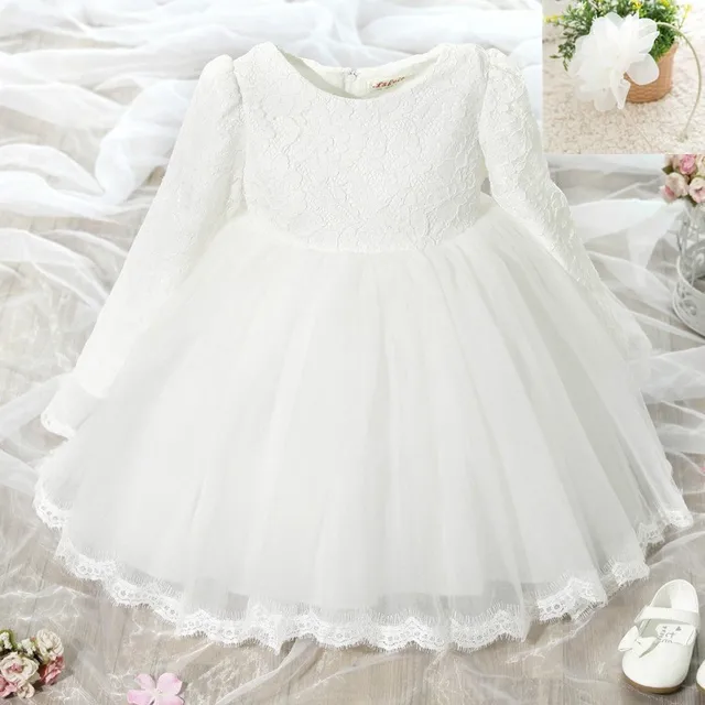 vestido batizado bebe inverno