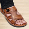 Genuine Leather Men Sandals Male Summer Shoes Outdoor Casual  Sandals Cowhide  Beach Shoes Two Uses Men's sandals ► Photo 1/6