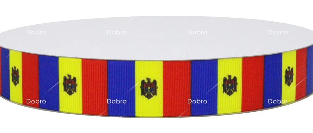 22 варианта Национальный флаг европейских стран печатные корсажные ленты для волос Детские Поделки вечерние подарочная упаковка украшение дома - Цвет: GQ116