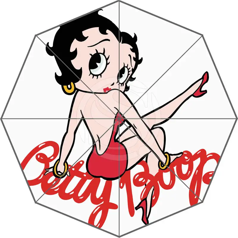 

WY612H12 New Custom Betty Boop Umbrella Sunny and Rainy Sunscreen Anti-uv Umbrella Wy12