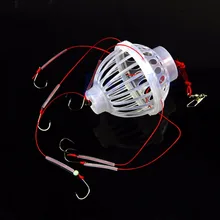 B3" 5 шт./лот пластик 6 в 1 фонарь приманка случае колючая взрыв рыболовный крючок рыболовные снасти