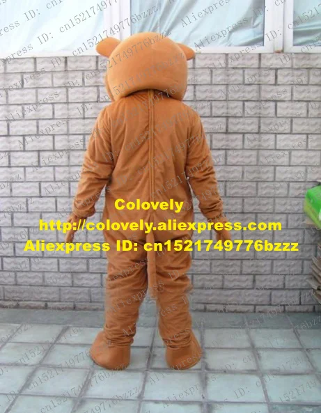 Симпатичные тапочки в виде медвежонка; Цвет Коричневый, маскарадный MASCOT-костюм для взрослых с небольшими розового, коричневого цвета ушками большие черные глаза наряд для вечеринки Костюм № 1161