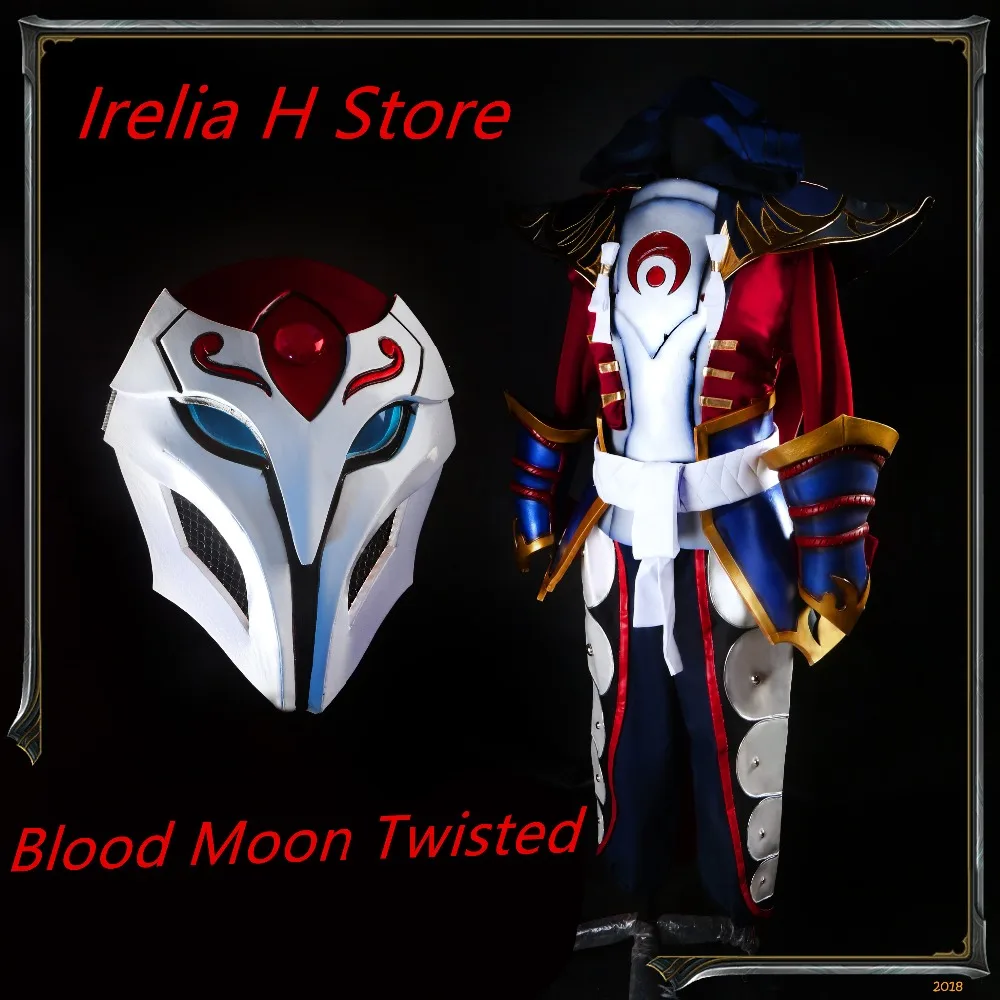 

Twisted Fate LOL Cosplay Costume Blood Moon Twisted cosplay costume Full Set can custom made Halloween costumes gift for man