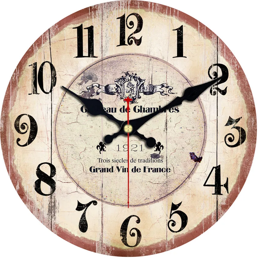 WONZOM Classic Reloj Large Wall Clock Crown Design Fashion Silent Living Room Decor Saat Home Decoration Watch Gift | Дом и сад