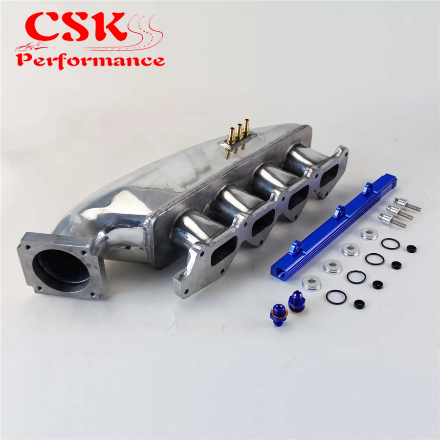 

Alloy Intake Manifold + Fuel Rail For Mitsubishi EVO 1 2 3 4G63 92-95