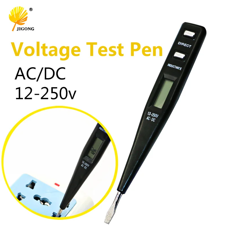 

AC DC 12-220V Voltage Detector Sensor Tester Digital Electric Test Meter Pen