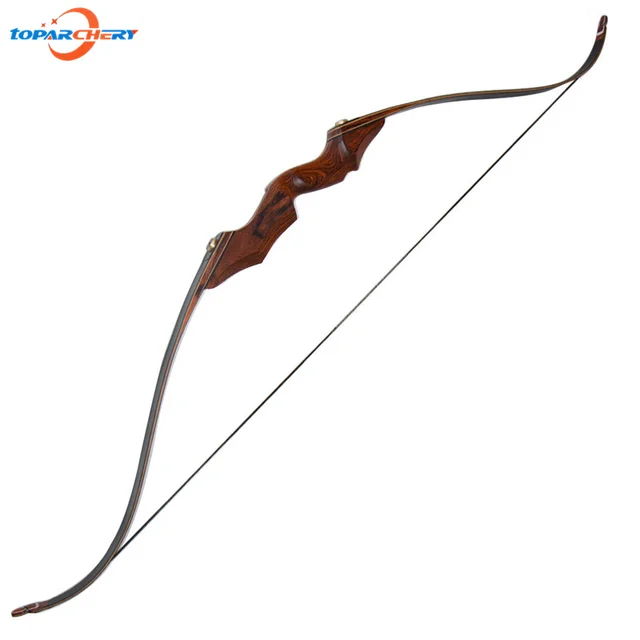 Best price at $128 Cheap 30-50lbs 58'' Archery Takedown Bow Recurve Bow for Hunting Shooting Training Games Detachable Combination Wooden Take-down Bow