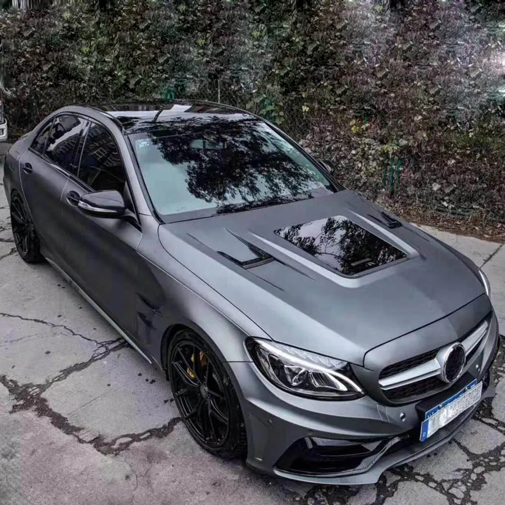 Автомобильные передние Чехлы капота Автомобильная фотосессия для Mercedes Benz C Class W205