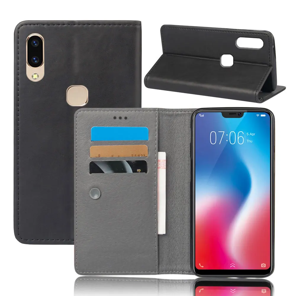 SUBIN New Mobile phone Case for VIVO V9 6.3&quot PU Leather Stand Wallet Flip Phone Accessories Card back Cover vivo V9Youth | Мобильные