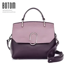 Botom Últimas mujeres de La Manera Genuina Bolsos de Cuero Diseñador de Las Señoras de Lujo de Cuero Real Del Bolso de Hombro Cruz Cuerpo Bolsa de Mensajero