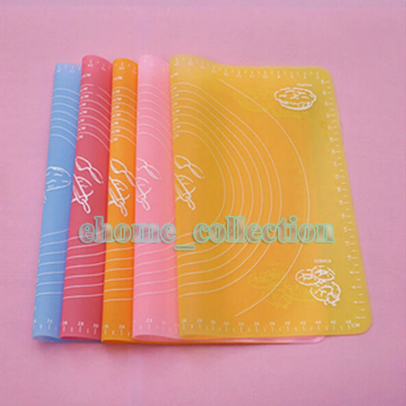 Baking Sheet Silicone Rolling Cut Mat Fondant Dough Silicone Mat
