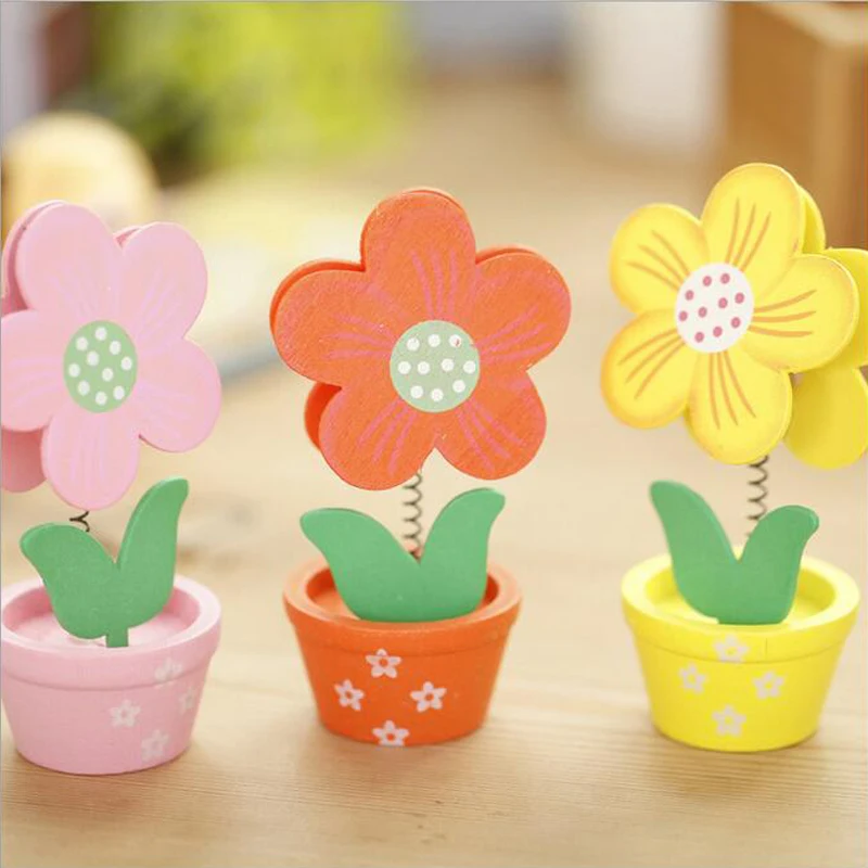 Memo Clip Holder Stand, Photo Holders Clips, Mini Plant 贈呈