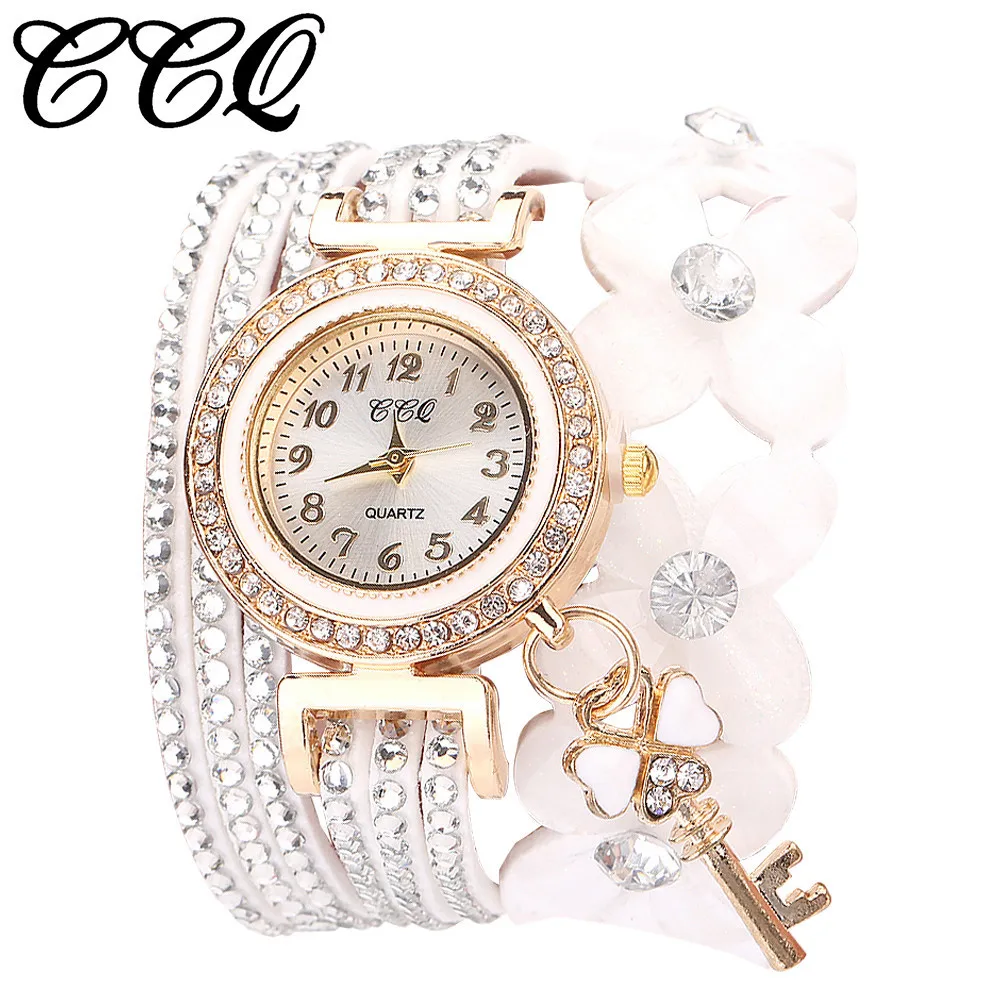 

Watch Women Wristwatch Rhinestone Flowers Watches Fashionable Quartz Bracelet Ladies Diamond Watch Relogios Femininos Rose Gold
