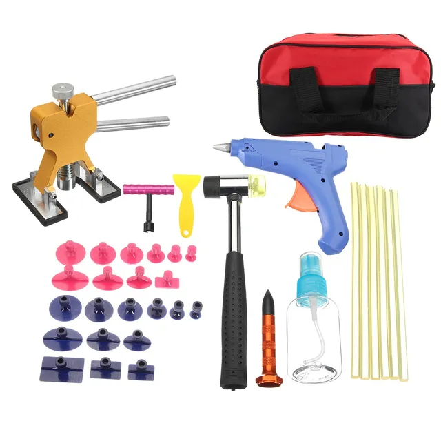 car paintless hail repair dent lifter puller ding removal tools bag sheet metal tool bags