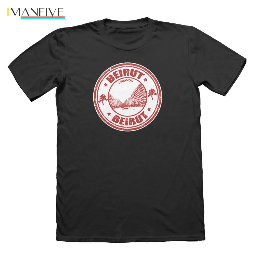 

2019 Hot Sale 100% cotton Beirut Lebanon Design T-Shirt - Holiday Brother Son Dad #4581 Tee shirt