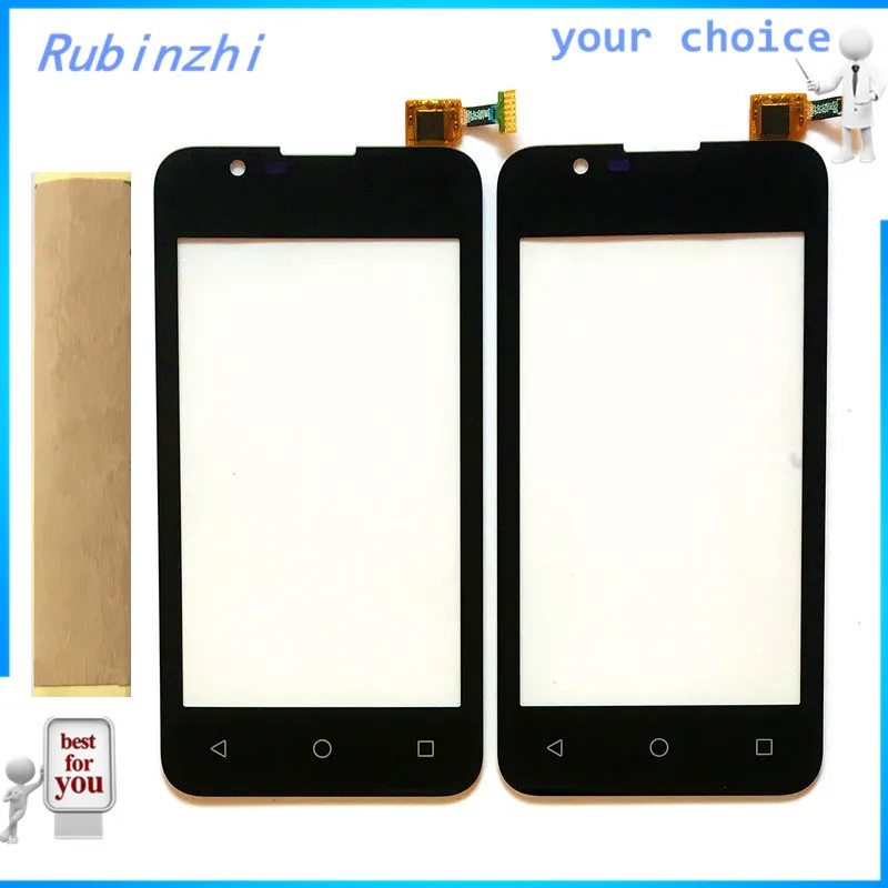 

Rubinzhi Free Tape Phone Touchscreen Sensor For BQ BQ-4072 BQ 4072 Strike mini BQS 4072 Touch Screen Digitizer Front Glass Panel