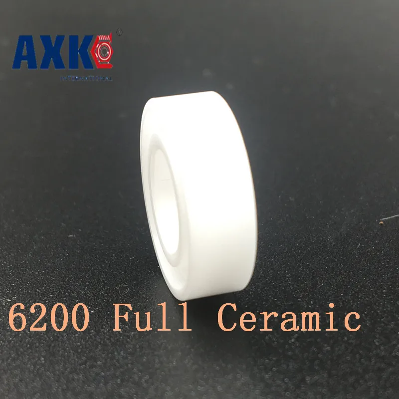 Axk 6200 Полный керамический подшипник (1 шт.) 10*30*9 мм Zro2 материал 6200ce полностью из