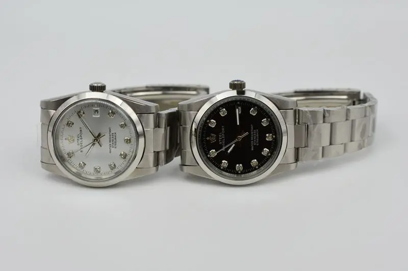 Стальные Роскошные часы от бренда BAGELSPORT, высококачественные водонепроницаемые автоматические механические мужские часы, полностью стальные часы, стразы