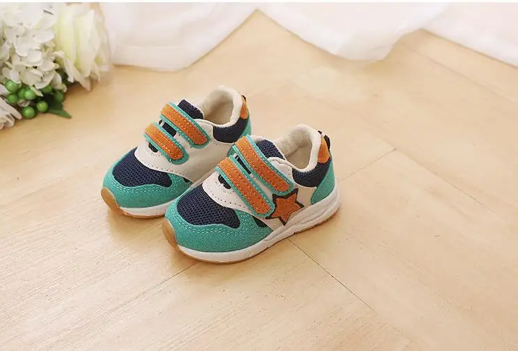Tênis de Corrida para Crianças Novo Esporte Crianças Calçados Infantis Meninos Sapatilhas Primavera Outono Malha Respirável Net Sapatos Casuais Meninas 14 running shoes for kids