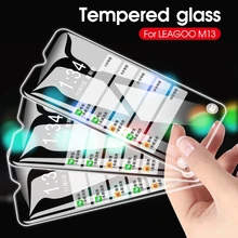2 piezas de vidrio templado para LEAGOO M13 M11 M9 M8 Pro M5 funda de vidrio para LEAGOO POWER2 T8S KIICAA potencia protectora templado(China)