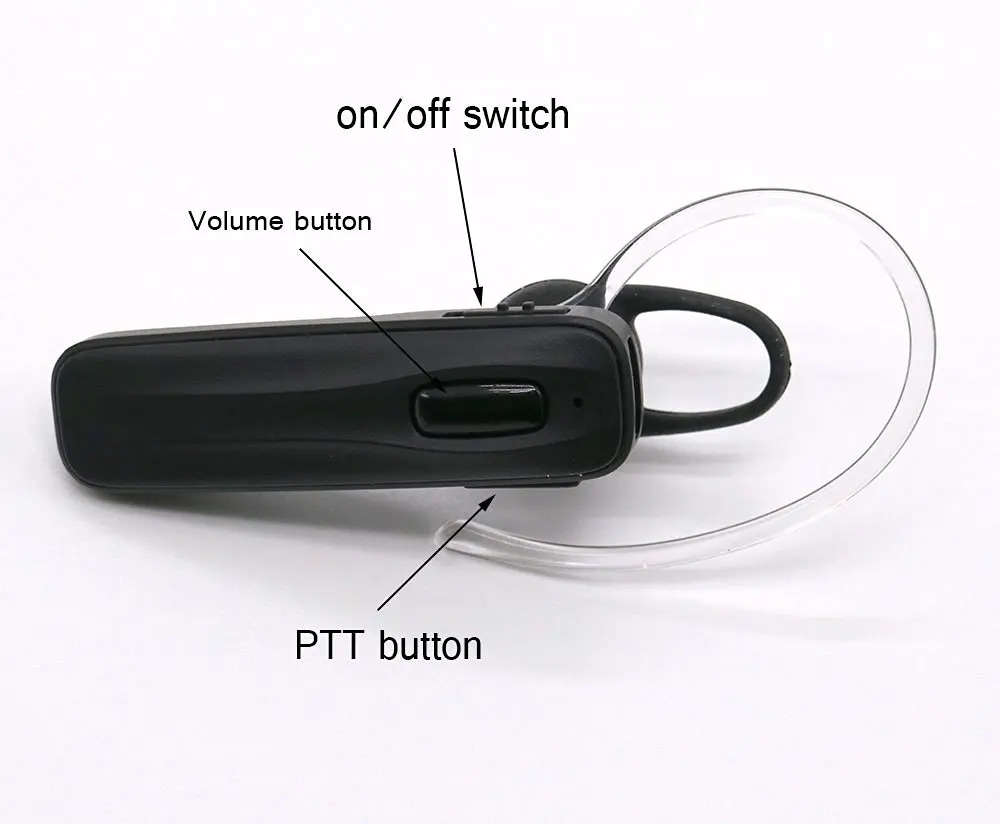 Беспроводная Bluetooth гарнитура наушники для KENWOOD TYT HYT BAOFENG UV82 UV5R двухстороннее радио