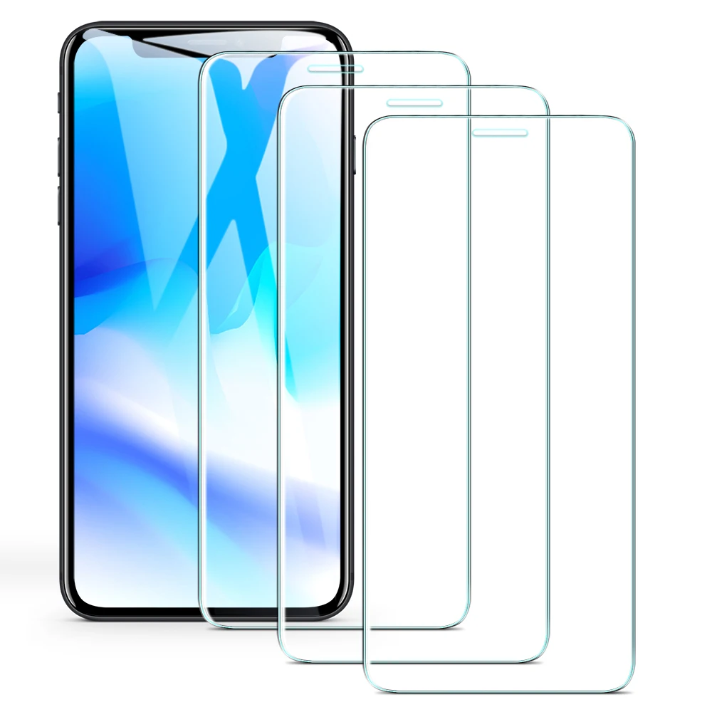 ESR Защита экрана для iPhone X XS XR XS Max 5X более прочная защита из закаленного стекла Бесплатный аппликатор для iPhone XS XR XS Max