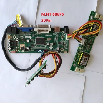 

kit for LM201WE3-TLJ1 LVDS 4 lamps M.NT68676 DIY HDMI Driver VGA DVI 30pin 20.1" Screen Panel 1680X1050 Controller board
