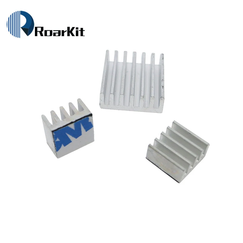 3pcs Adhesive Raspberry Pi 3 Heatsink Cooler Pure Aluminum Heat Sink Set Kit Radiator for Cooling Raspberry Pi 2 B 3pcs Adhesive Raspberry Pi 3 Heatsink Cooler Pure Aluminum Heat Sink Set Kit Radiator for Cooling Raspberry Pi 2 B