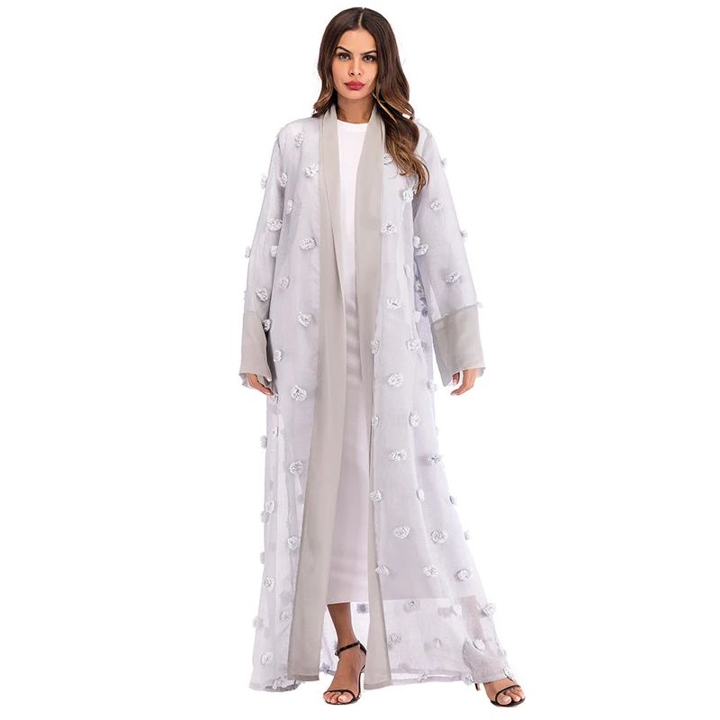Абая Дубай Кафтан Arabe Цветочные мусульманское кимоно хиджаб платье Caftan турецкий
