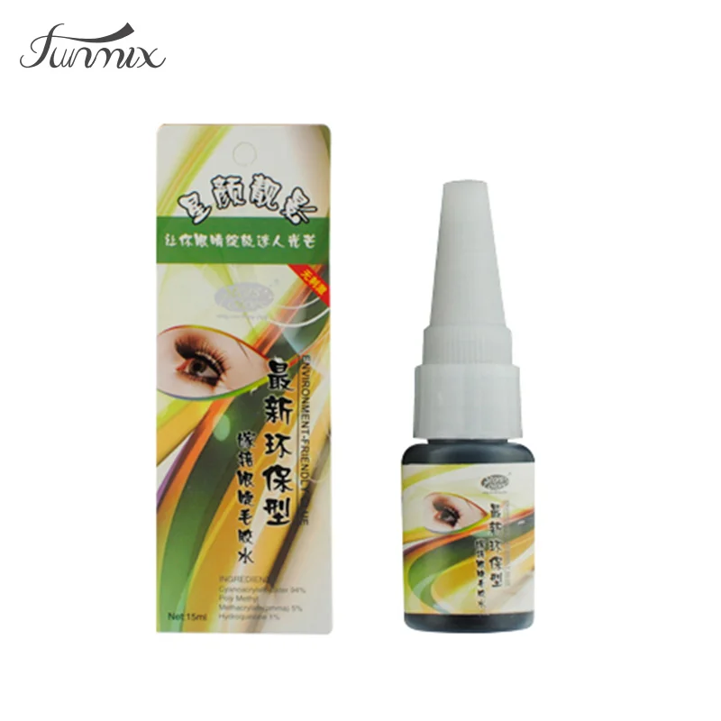 

New 15ml Environment Eyelashes Glue Odor Free Fast Dry No Toxic Black Eyelash Glue Individual False Eyelashes Extension