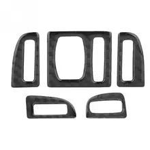 Углеродного волокна интерьера Кондиционер Vent Выход Накладка для BMW F10 2011