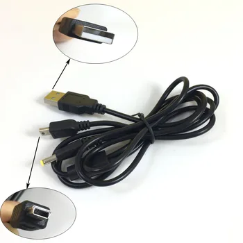 

1.2M 2in1 USB Data Charge Charging Cable Cord For Sony PSP 1000 2000 3000 Black