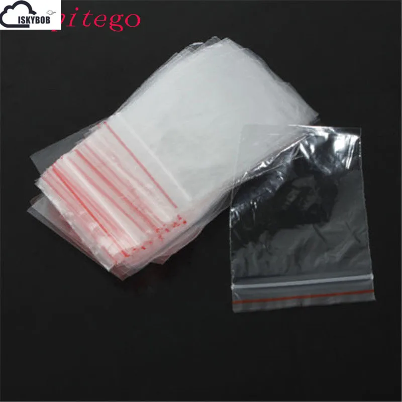 

Jewelry 5x7/6x4cm Ziplock Zipped Lock Reclosable Plastic Poly Clear Bags 100pcs