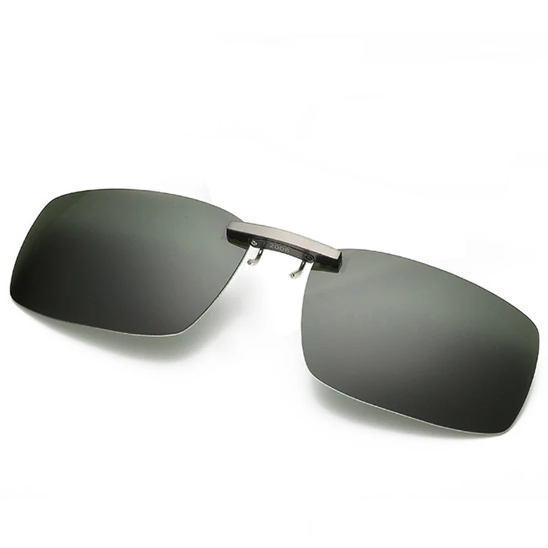 Polarized Clip On Men Women Myopic Sunglasses Mirror